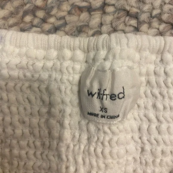 Wilfred Cream Ruffled Crop Top - Picture 2 of 2